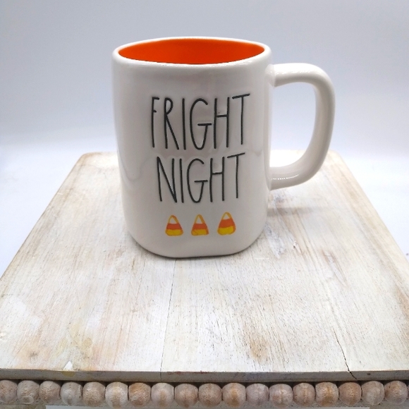 Rae Dunn Fright Night Mug with Candy Corn - Picture 1 of 2
